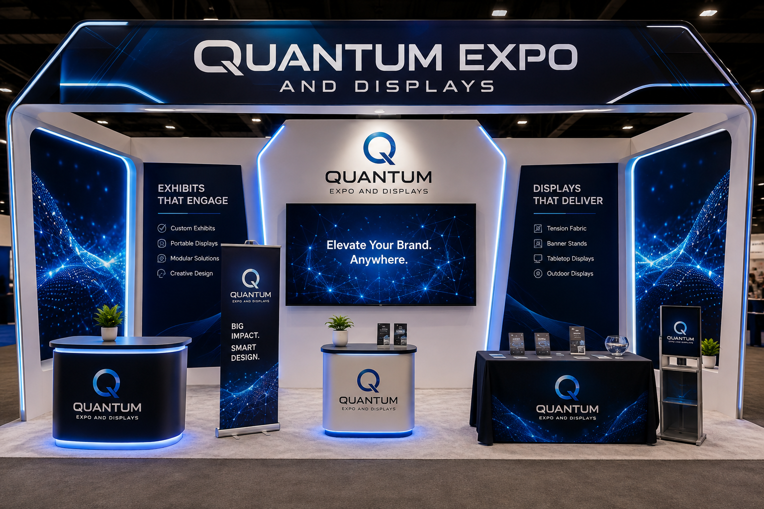 Quantum Expo and Displays exhibit solutions